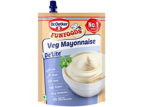 Dr.Oetker FunFoods De'lite Veg Mayonnaise, 750 g