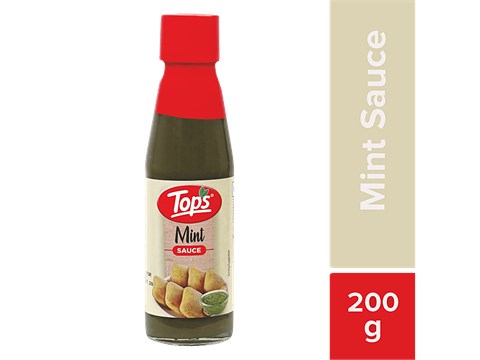 Tops Mint Sauce - Healthy & Tasty, 200 g
