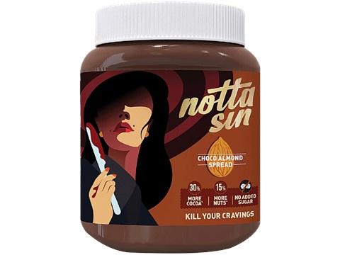 NOTTA SIN Choco Almond Spread, 250 g