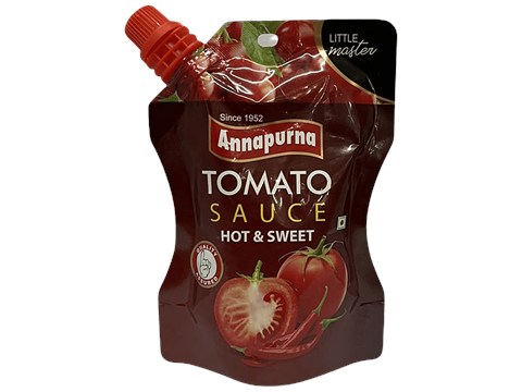 Annapurna Tomato Sauce - Hot & Sweet, 100 g
