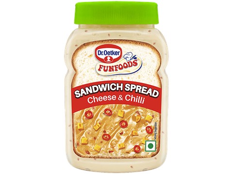 Dr.Oetker FunFoods Cheese & Chilli Veg Sandwich Spread, 225 g