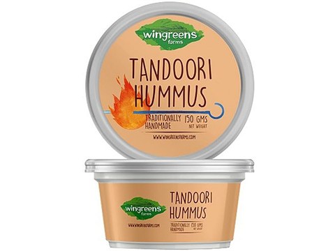 Wingreens Farms Tandoori Hummus Dip & Spread, 150 g