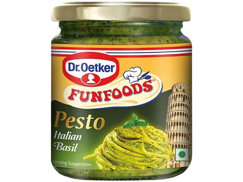 Dr.Oetker FunFoods Pesto Italian Basil Sauce, 190 g