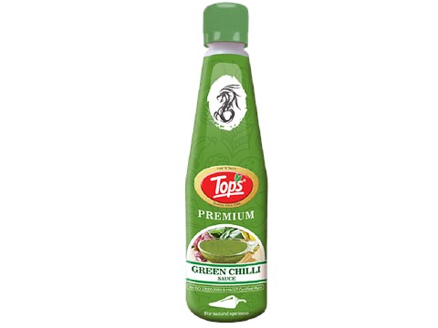 Tops Premium Green Chilli Sauce, 650 g