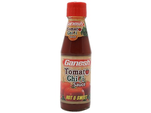 Ganesh Sharbat Tomato Chilli Sauce - Hot & Sweet, Natural, Tangy, Hot & Sweet Flavour, 200 g