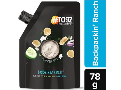 tagz Gourmet Dips - Backpackin Ranch, Use With Salads & Snacks, 78 g