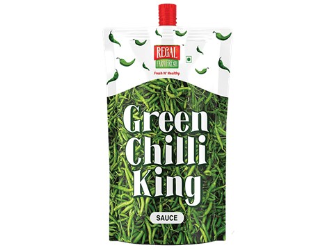 Regal Farmfresh Green Chilli King Sauce, 100 g