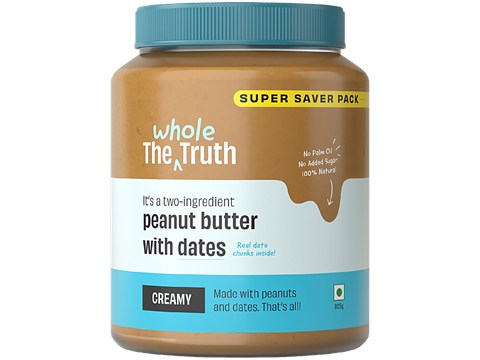 The Whole Truth Peanut Butter - Sweetened & Creamy, 925 g
