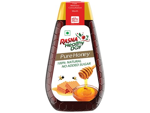 Rasna Healthy Day Pure Honey - Natural, No Added Sugar, 250 g