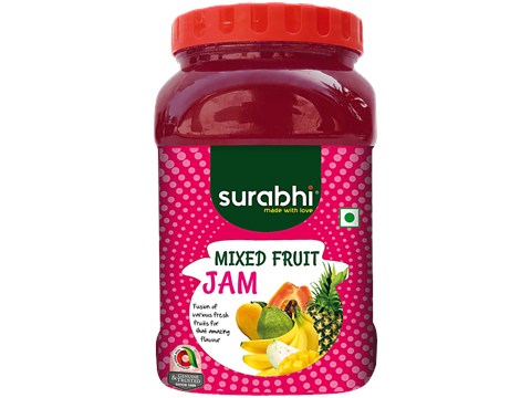 Surabhi Mix Fruit Jam, 1 kg