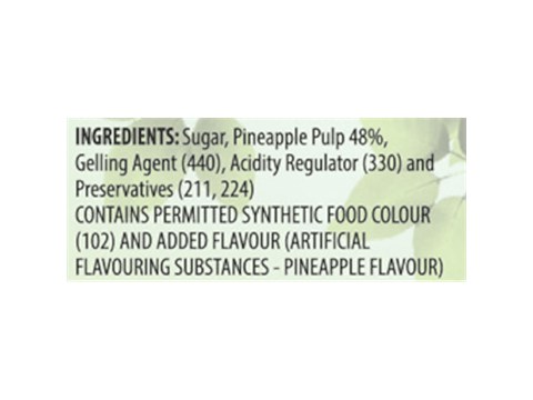 Tops Jam - Pineapple, Fruity Breakfast Spread, For Dessert Toppings, Breads, Chapatis, 875 g