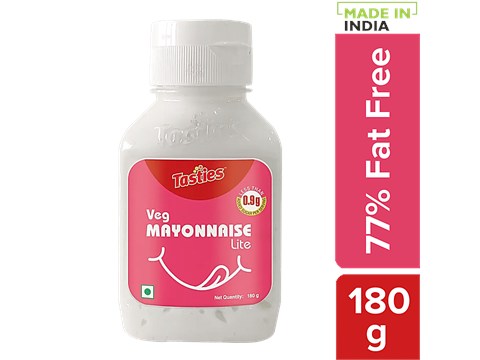 Tasties Veg Lite Mayonnaise, 180 g