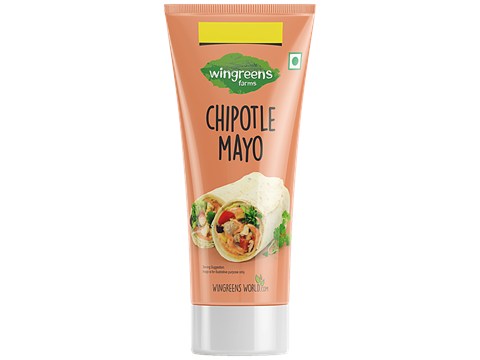 Wingreens Farms Chipotle Mayo - Light & Creamy, Made With Fresh Ingredients, 180 g