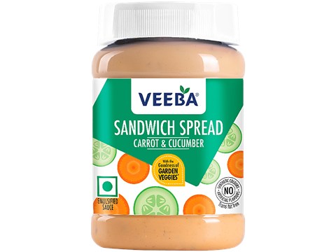 Veeba Carrot & Cucumber Sandwich Spread, 250 g