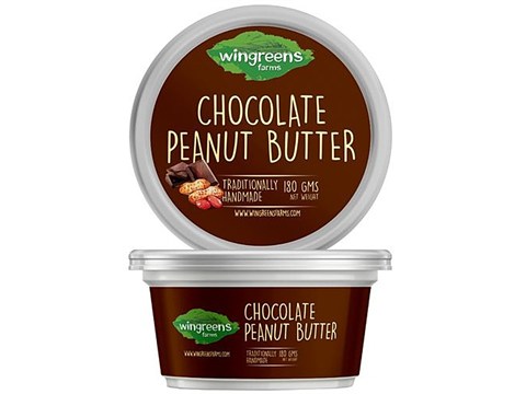 Wingreens Farms Chocolate Peanut Butter, 180 g