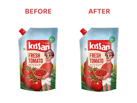 Kissan Fresh Tomato Ketchup, 415 g