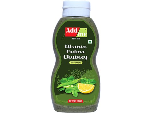 Add me Dhania Pudina Chutney - Classic Indian Panipuri Bhelpuri Chatni, 200 g