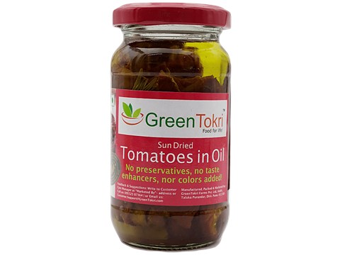 GreenTokri Sun Dried Tomato In Oil, 180 g