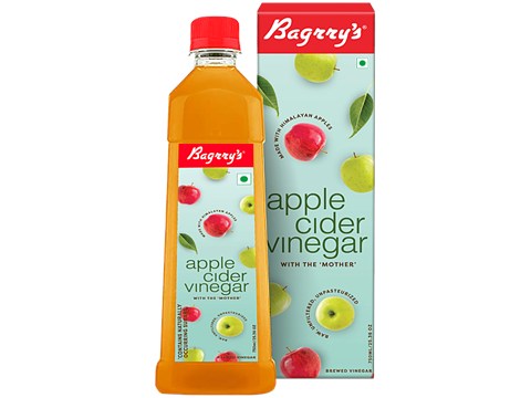 Bagrry's Apple Cider Vinegar With The Mother - Made With Premium Himalayan Apples, 750 ml