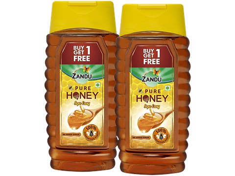 Zandu Pure Honey - No Added Sugar, 400 g