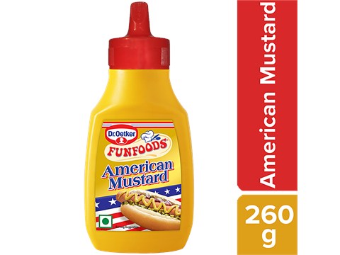 Dr.Oetker FunFoods American Mustard Sauce/Spread, 260 g