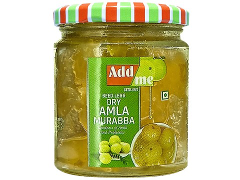 Add me Seedless Dry Amla Murabba - Goodness Of Probiotics, Handmade, Boosts Immunity, 200 g