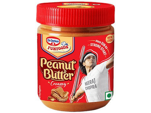 Dr.Oetker FunFoods Creamy Peanut Butter, 375 g