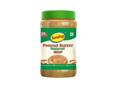 Sundrop All Natural Unsweetened Crunchy Peanut Butter, 924 g