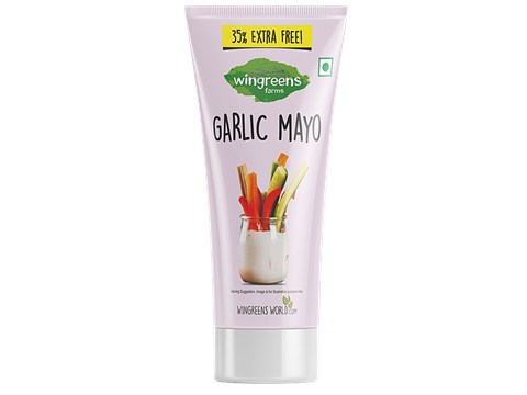 Wingreens Farms Garlic Mayo Dip & Spread - Aioli, 180 g