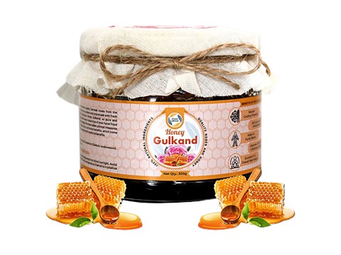 Food Circle  Honey Gulkand - Natural, Improves Digestion, Rich In Antioxidants, 300 g