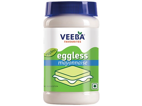 Veeba Mayonnaise - Eggless, Light & Creamy, 475 g