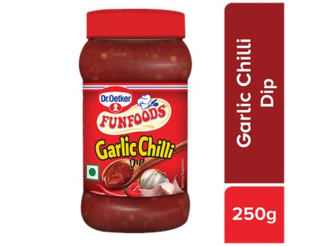 Dr.Oetker FunFoods Garlic Chilli Dip, 250 g