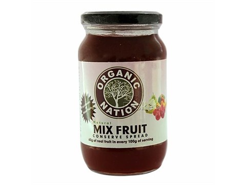 Organic Nation Conserve Spread - Natural Mix Fruit, 450 g