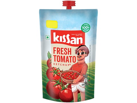 Kissan Fresh Tomato Ketchup, 90 g