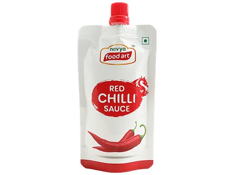 NAVYA FOOD ART Red Chilli Sauce, 90 g