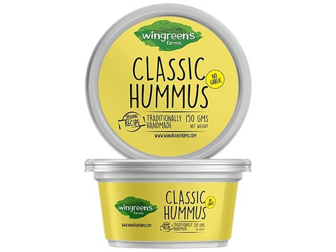 Wingreens Farms Classic Hummus Dip & Spread, 150 g