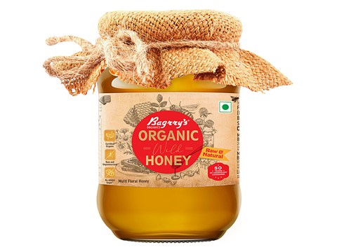 Bagrry's Organic Wild Honey - Raw & Natural, 500 g