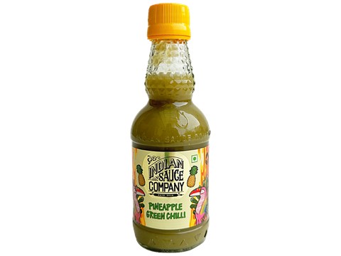 Indian Sauce Company Pineapple Green Chilli Sauce, 180 g