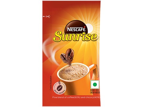 Nescafe  Sunrise Instant Coffee Powder - Chicory Mix, 3.8 g
