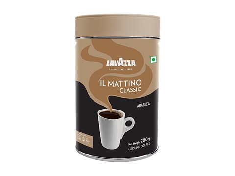 Lavazza IL Mattino Classic Ground Coffee, 200 g