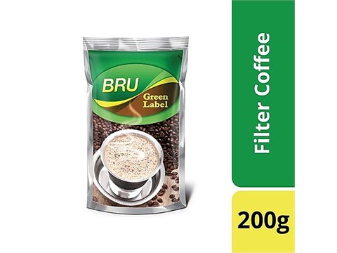 BRU Filter Coffee - Green Label, 200 g