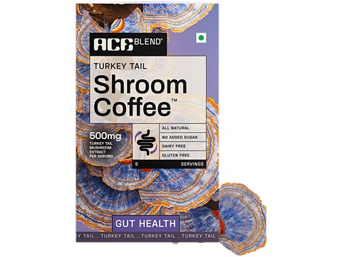 Ace Blend Turkey Tail Shroom Coffee - For Gut Health, 40 g