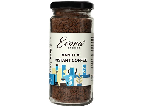 Evora Greens Vanilla Instant Coffee, 60 g