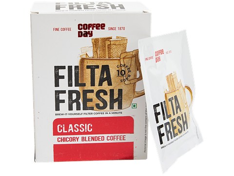 Caf Coffee Day Filta Fresh Classic Chicory Blended Coffee Powder With 10% Chicory, 100 g