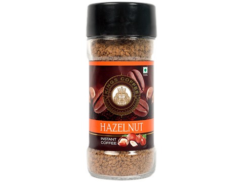 Kings Coffee Hazelnut Instant Coffee, 100 g