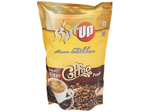 Riseup Coffee - Chikamagalur Aroma Ribbon Filter Coffee, Using German Machinery to Roast & Grind, 250 g