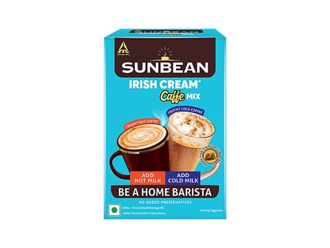 Sunbean   Irish Cream Holt & Cold Caffe Coffee Mix, 72 g