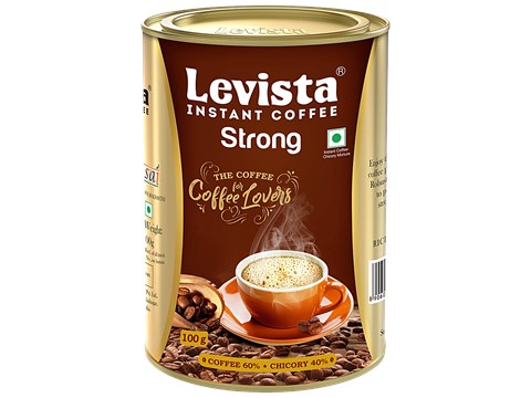 LEVISTA Strong Instant Coffee Chicory Mix 60:40, 200 g