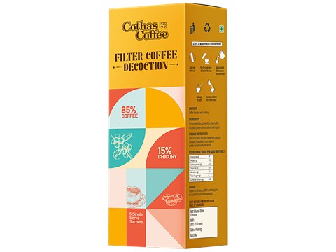 Cothas Coffee Filter Coffee Decoction - 15% Chicory, 100 ml