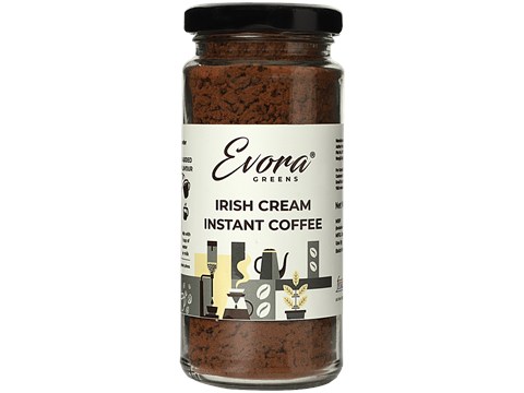 Evora Greens Irish Cream Instant Coffee, 60 g